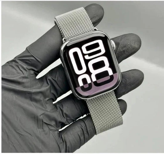 Series 10 Smart Watch with Magnetic Chain Strap | +2 Extra Free Silicon Straps